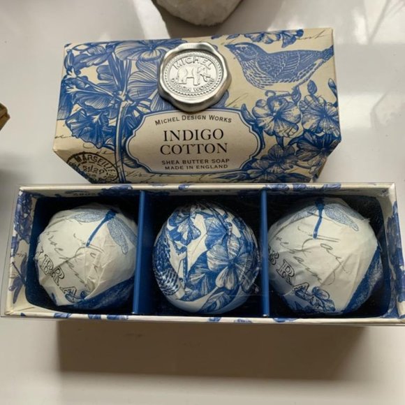 Michel Design Works Other - Michel Design Indigo Cotton soap and bath bombs